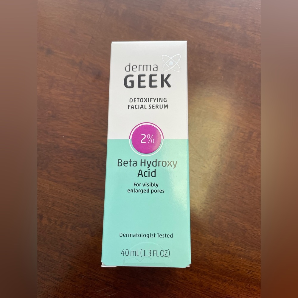 dermaGEEK Detoxifying Facial Serum, 2% Beta Hydroxy Acid, 1.3 fl oz